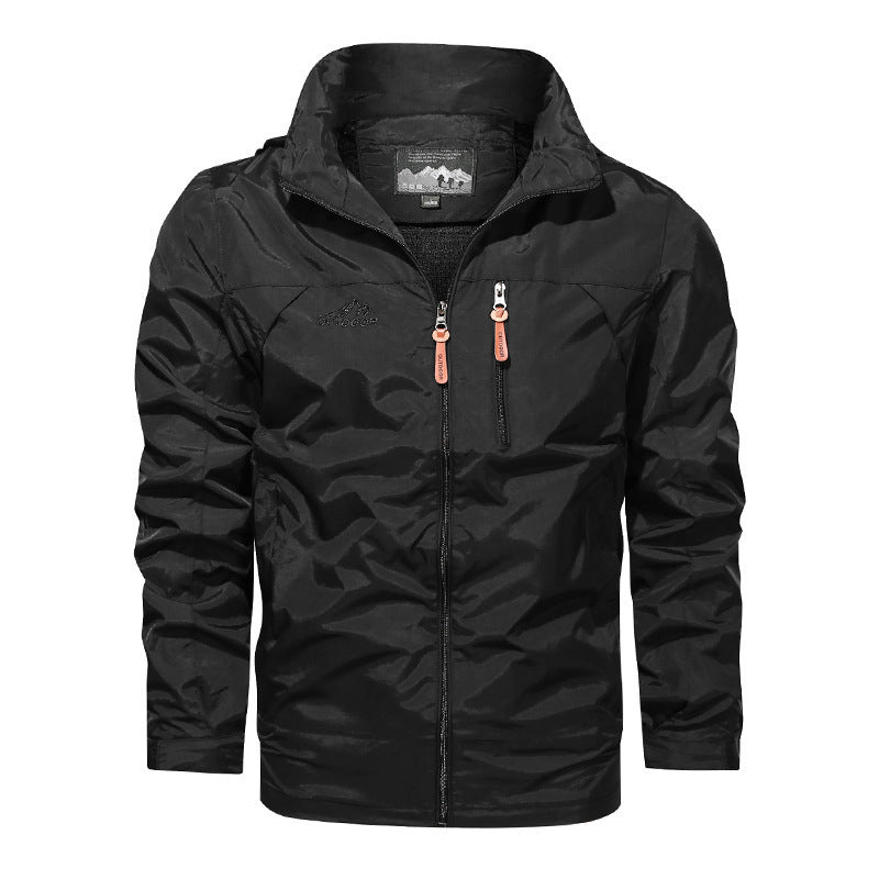 New Style Plus Size Jacket Men's Outdoor Hooded Jackets Men's Jackets  Leather Jacket  