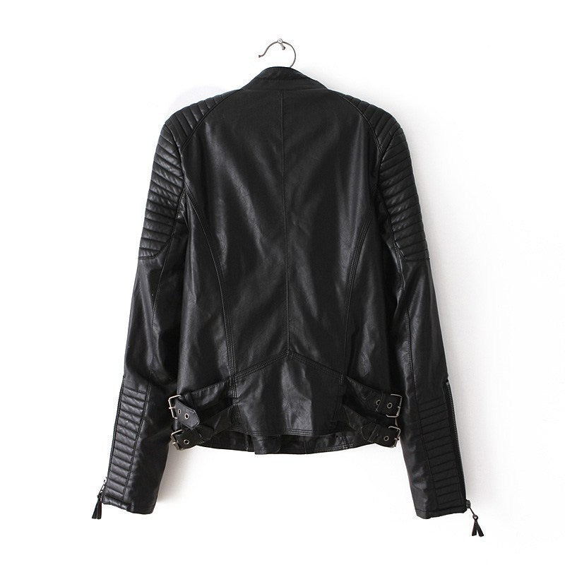 Locomotive PU leather clothing  Leather Jacket 87.50 