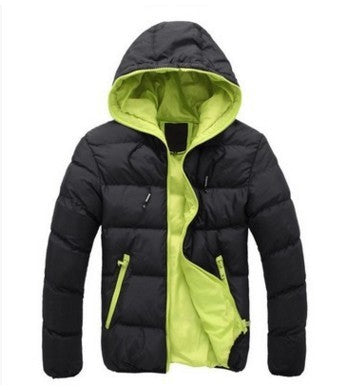 Autumn and winter men's cotton jacket  Leather Jacket 60.00 Dark-green-XXL