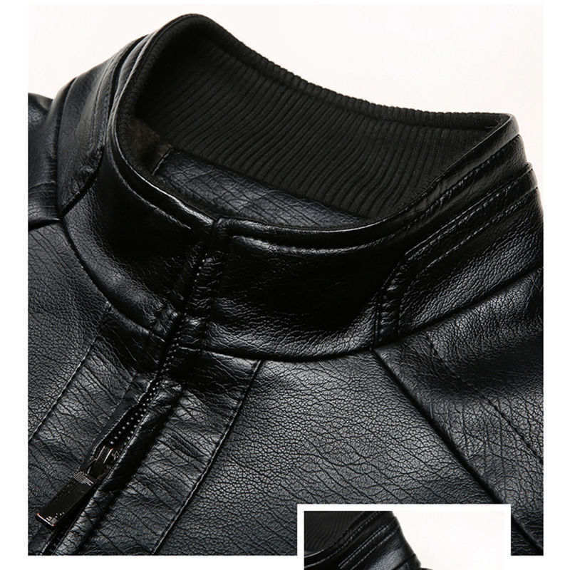 Middle-Aged And Elderly Men's Leather Jackets  Leather Jacket 67.00 