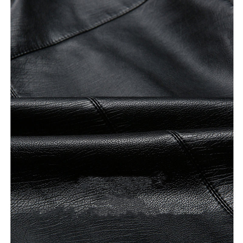 Middle-Aged And Elderly Men's Leather Jackets  Leather Jacket 67.00 