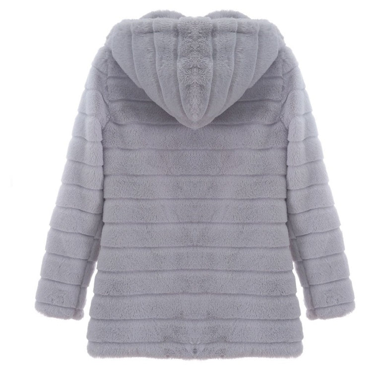 Jacket Winter White Big Solid Jackets For Women Long Coat  Leather Jacket  