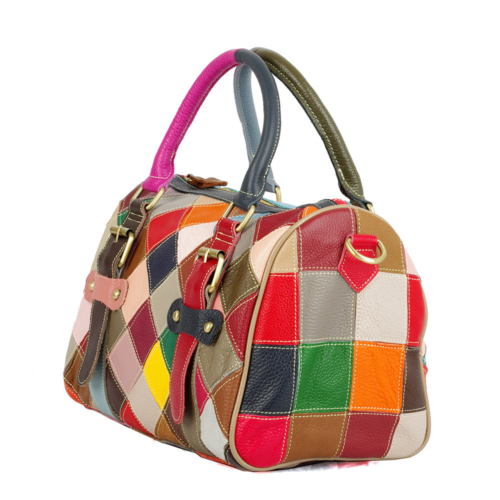 Women Cowhide Genuine Leather Handbags High Quality