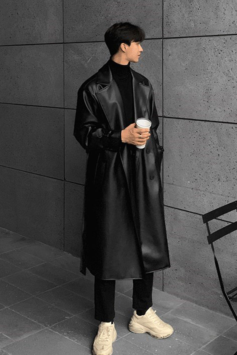 Imitation Leather Spring Slim Leather Men's Korean Version Of The Trend  Leather Jacket 264.98 