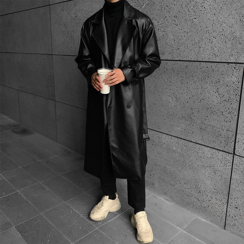 Imitation Leather Spring Slim Leather Men's Korean Version Of The Trend  Leather Jacket 264.98 