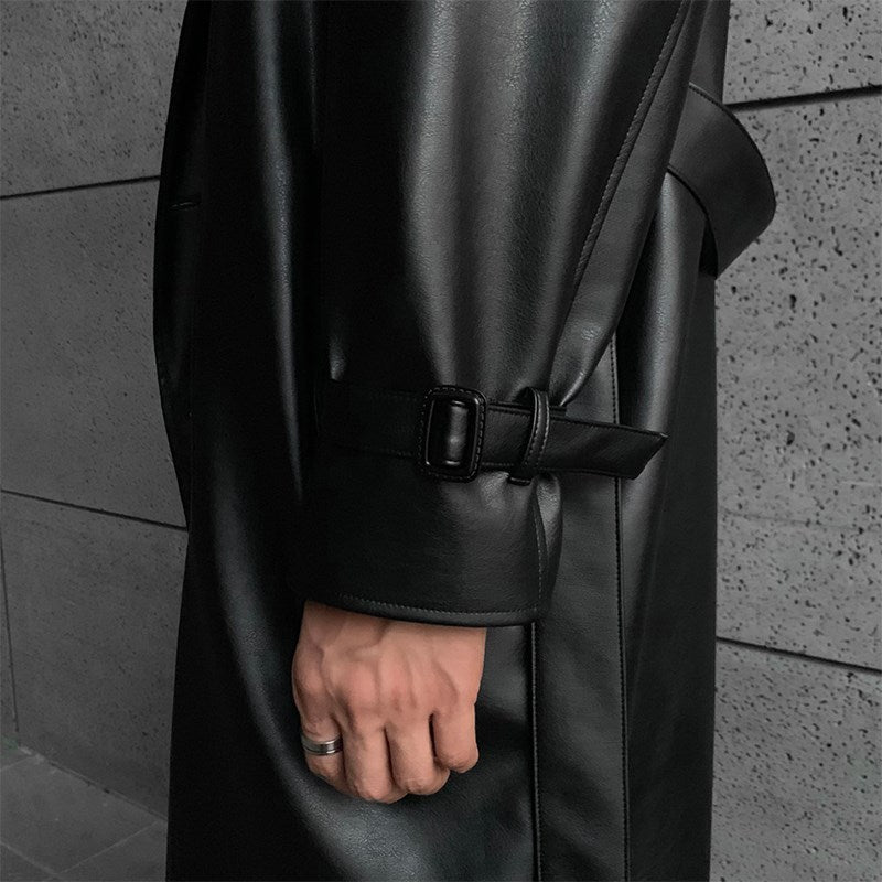 Imitation Leather Spring Slim Leather Men's Korean Version Of The Trend  Leather Jacket 264.98 
