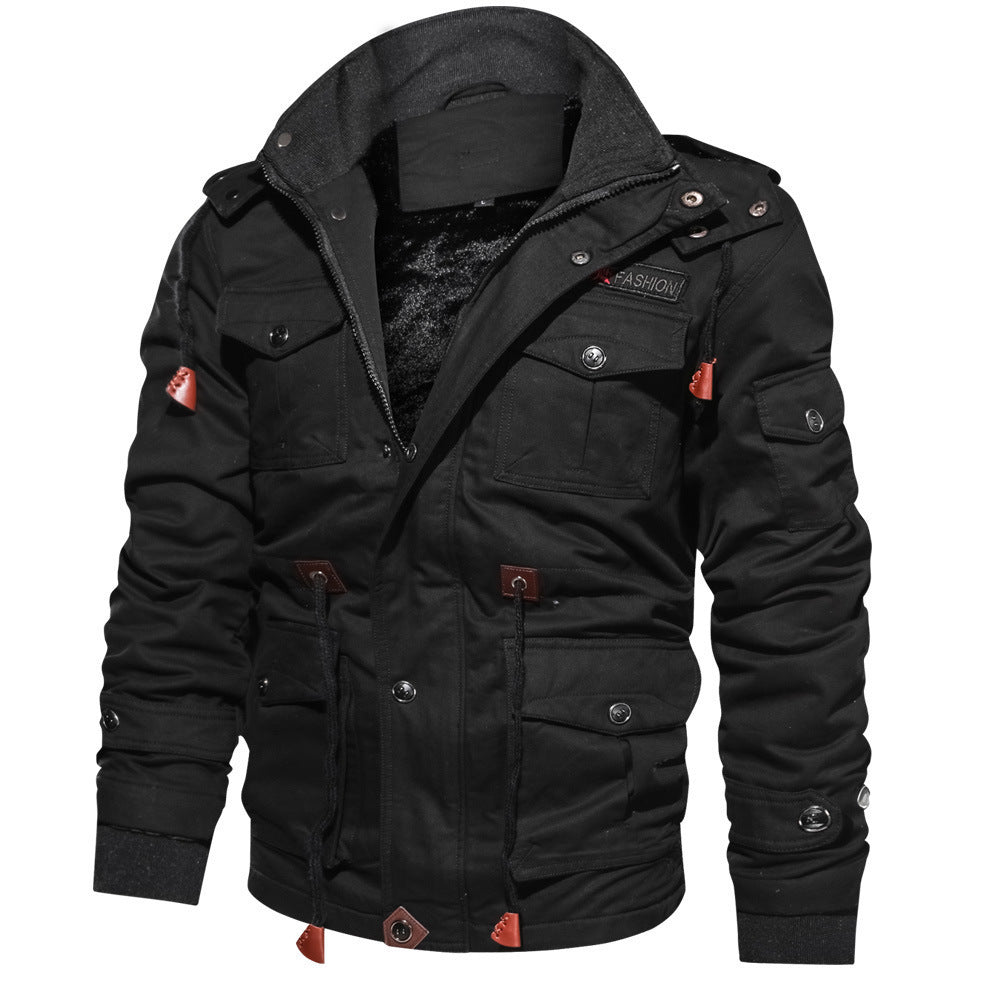 Men's Winter Fleece Jackets Warm Hooded Coat Product vendor