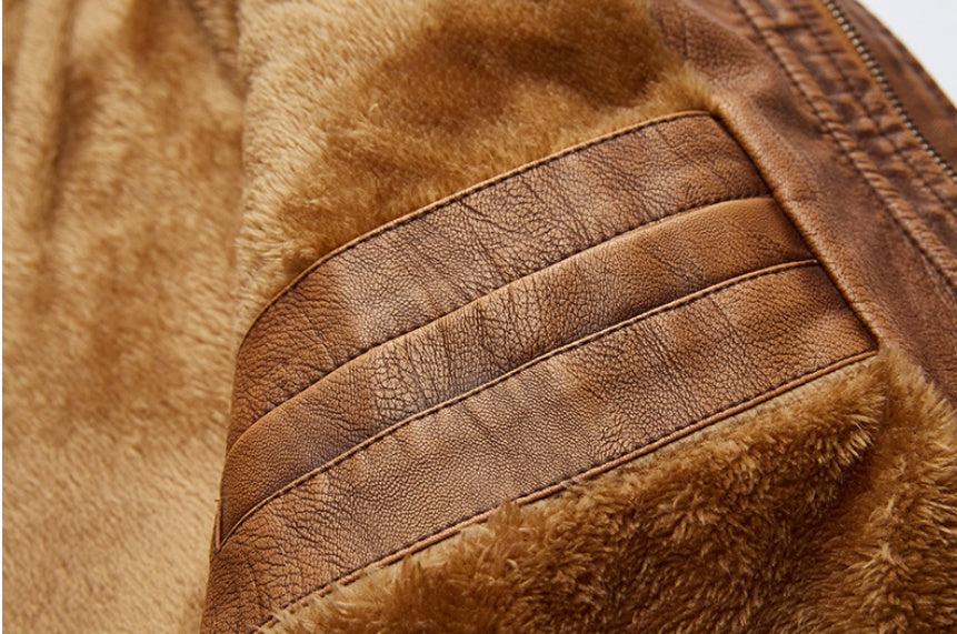 New men's leather clothing  Leather Jacket 184.91 