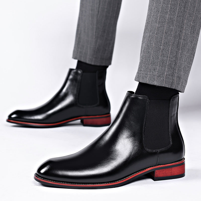Chelsea Boots Men's Autumn Breathable Pointed Toe  Footwear 87.00 