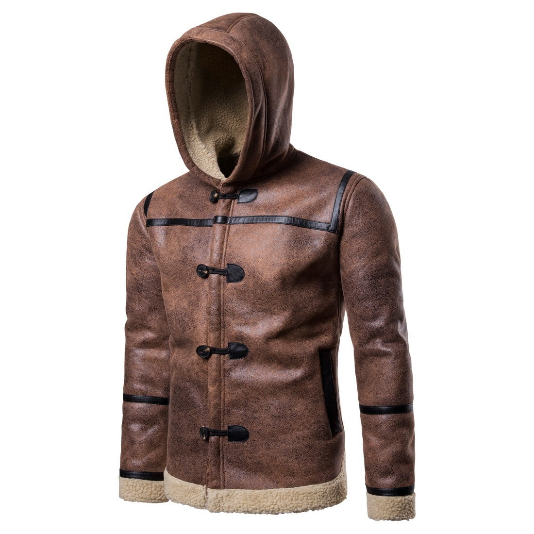 European and American trend leather clothing  Leather Jacket 102.33 