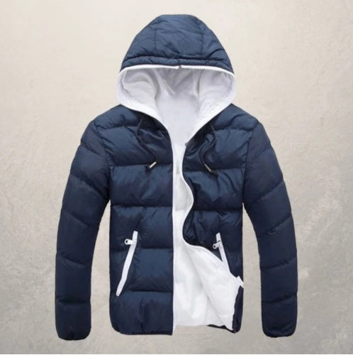 High Quality Candy Color Mens Jackets  Leather Jacket 47.71 Navy-blue-XL