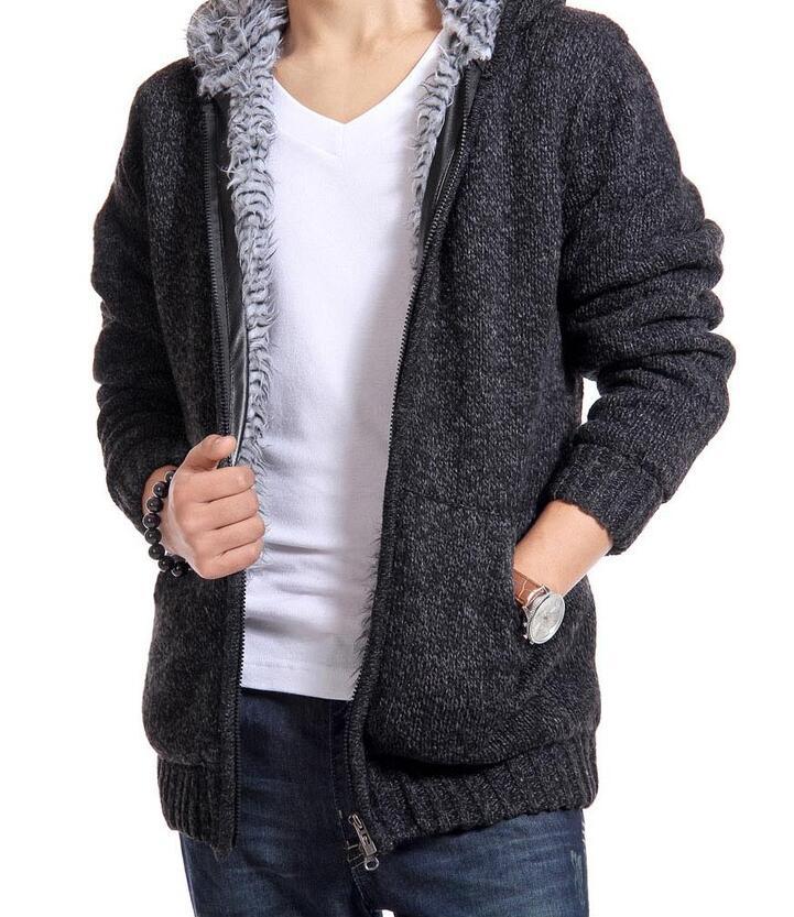 Warm Jackets  Leather Jacket 51.92 Black-XXL