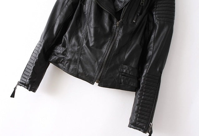 Locomotive PU leather clothing  Leather Jacket 87.50 