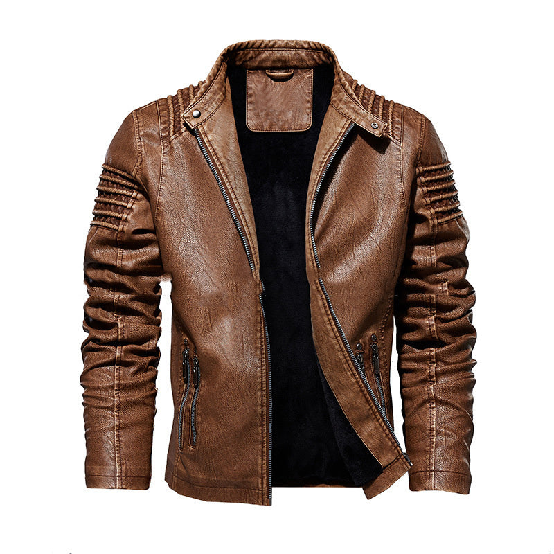 Men's leather clothing  Leather Jacket 133.65 