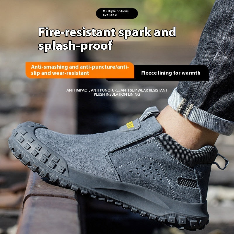 Welding Work Safety Shoes  Footwear 95.00 2366-Gray-45