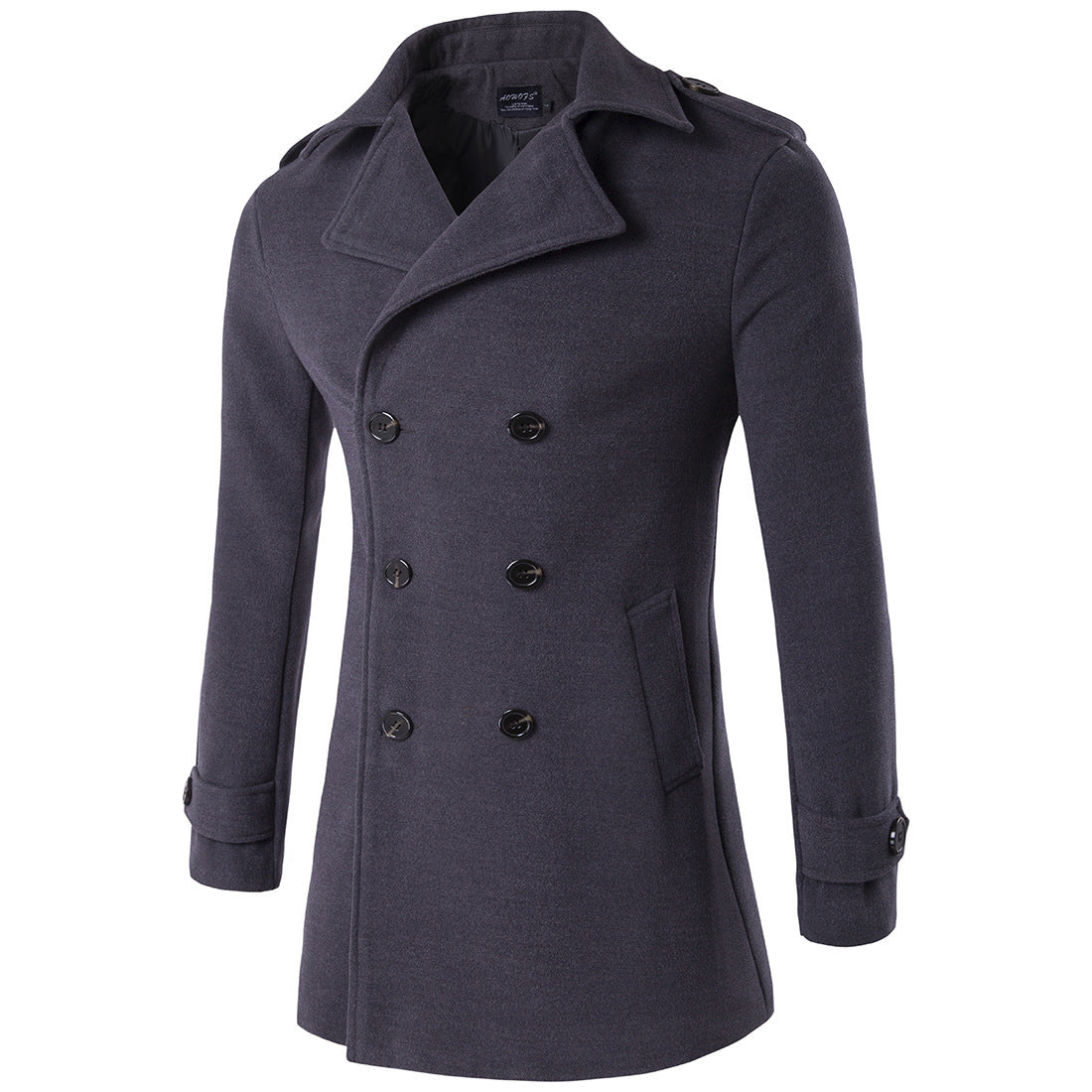 Double-breasted coat trench coat  Leather Jacket 99.26 