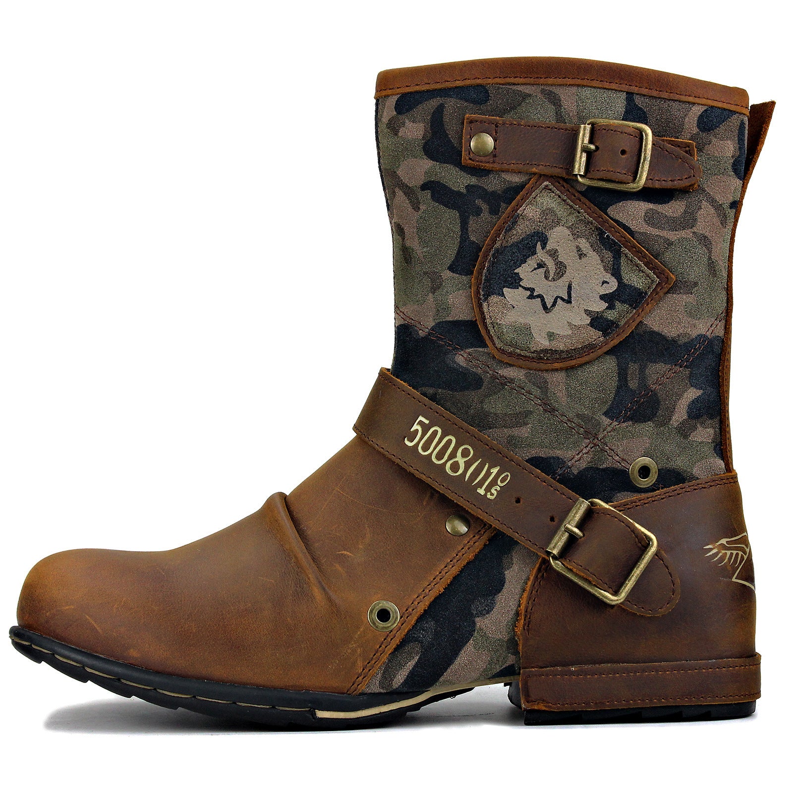 Mid-High Tube Men's Cowboy Boot  Footwear  