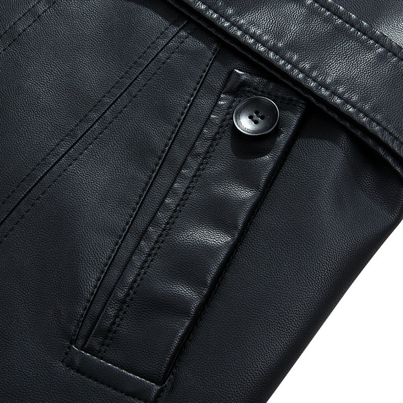 Men's leather coat  Leather Jacket 268.91 
