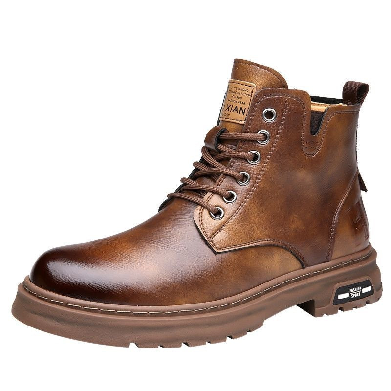British Martin Boots Thick Bottom Outdoor Hiking Workwear Men  Footwear 53.00 