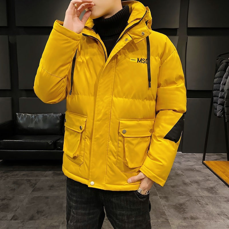 Thick padded jacket new style cotton jacket men's jacket  Leather Jacket 136.90 
