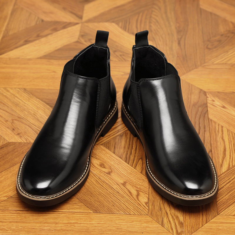 Formal Pointed-toe Leather Boots  Footwear 82.00 