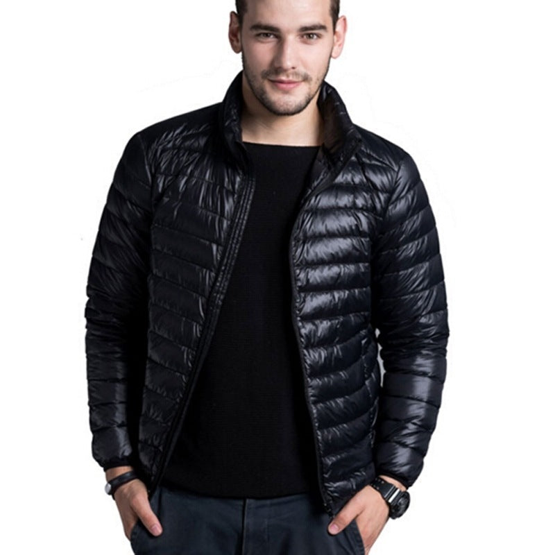 Winter Jacket for Men Jackets Duck Down Coat Outerwear Parka  Leather Jacket 71.38 
