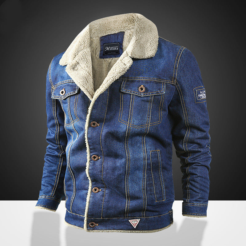 Denim jacket men  Leather Jacket 93.10 Light-Blue-XXL