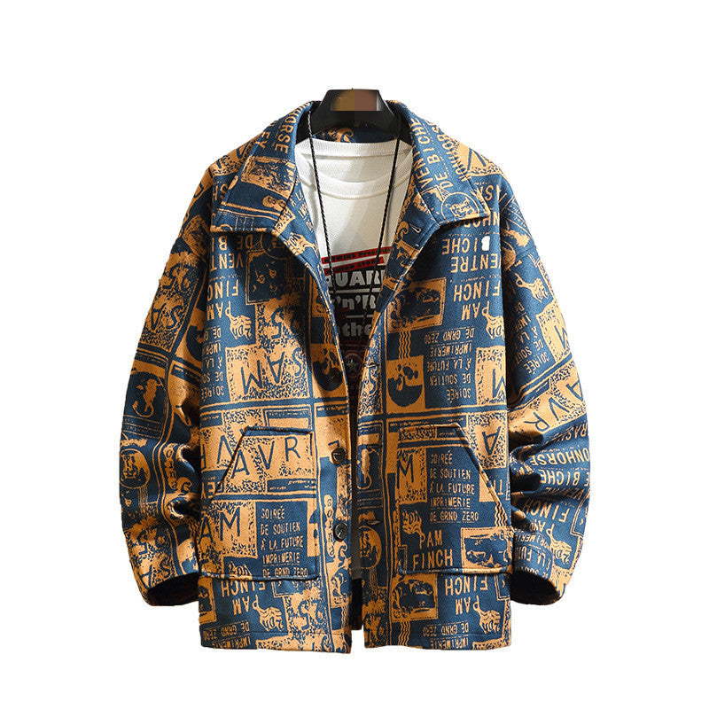 Oversized original lapel jacket  Leather Jacket 80.39 