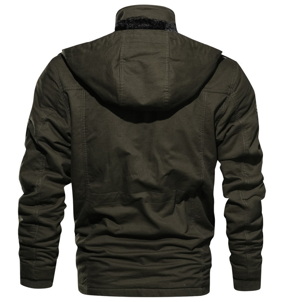 Men's Winter Fleece Jackets Warm Hooded Coat Product vendor