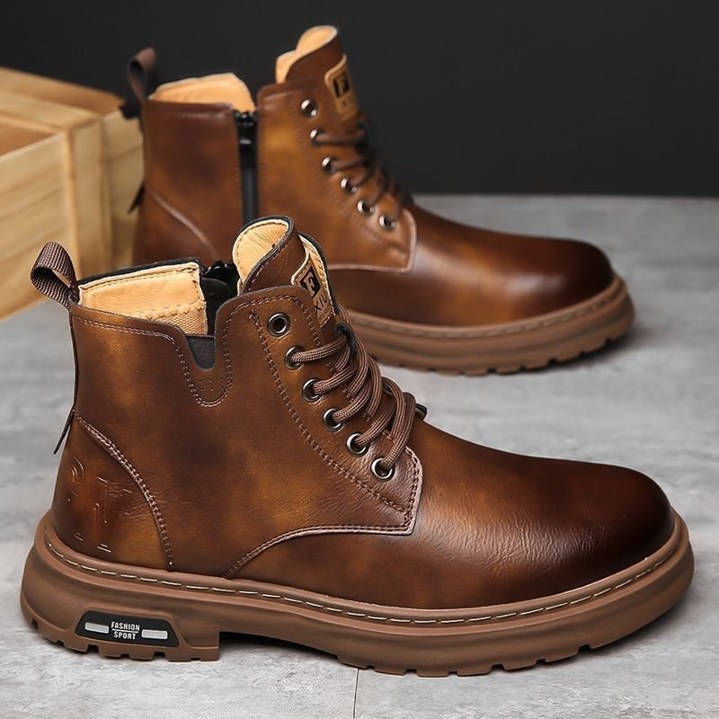 British Martin Boots Thick Bottom Outdoor Hiking Workwear Men  Footwear 53.00 