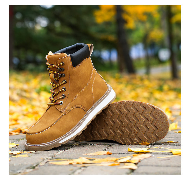Men's Safety Shoes Deodorant And Breathable Anti-smashing  Footwear  