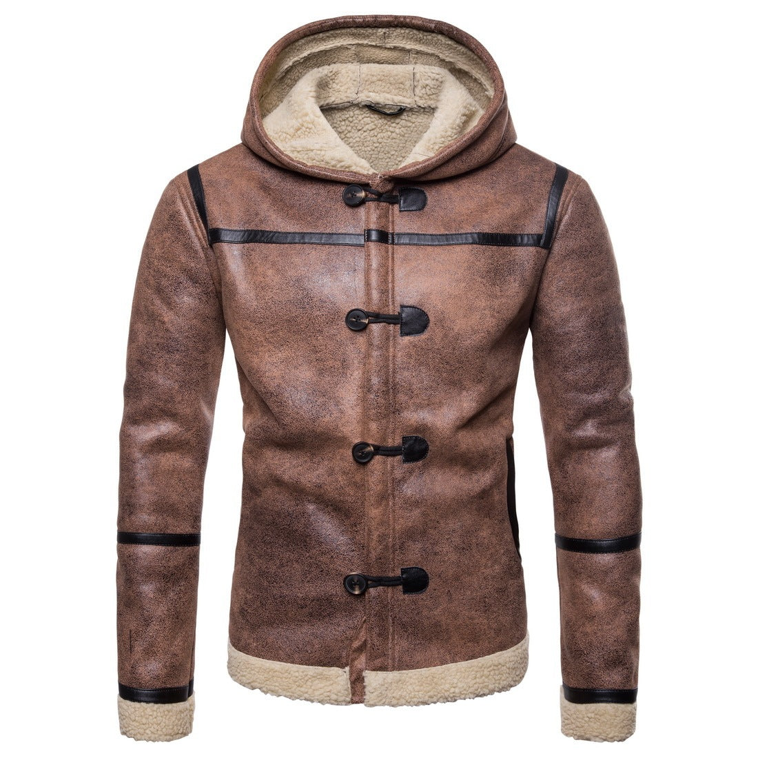 European and American trend leather clothing  Leather Jacket 102.33 