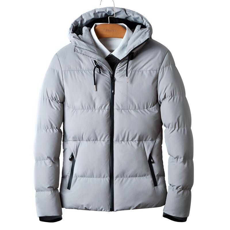 Casual Versatile Cotton Coat Men  Leather Jacket 78.00 