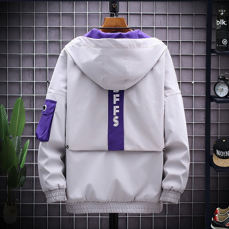 Men's Jackets Thickened Casual Coats Trendy Hooded Tops  Leather Jacket 54.62 
