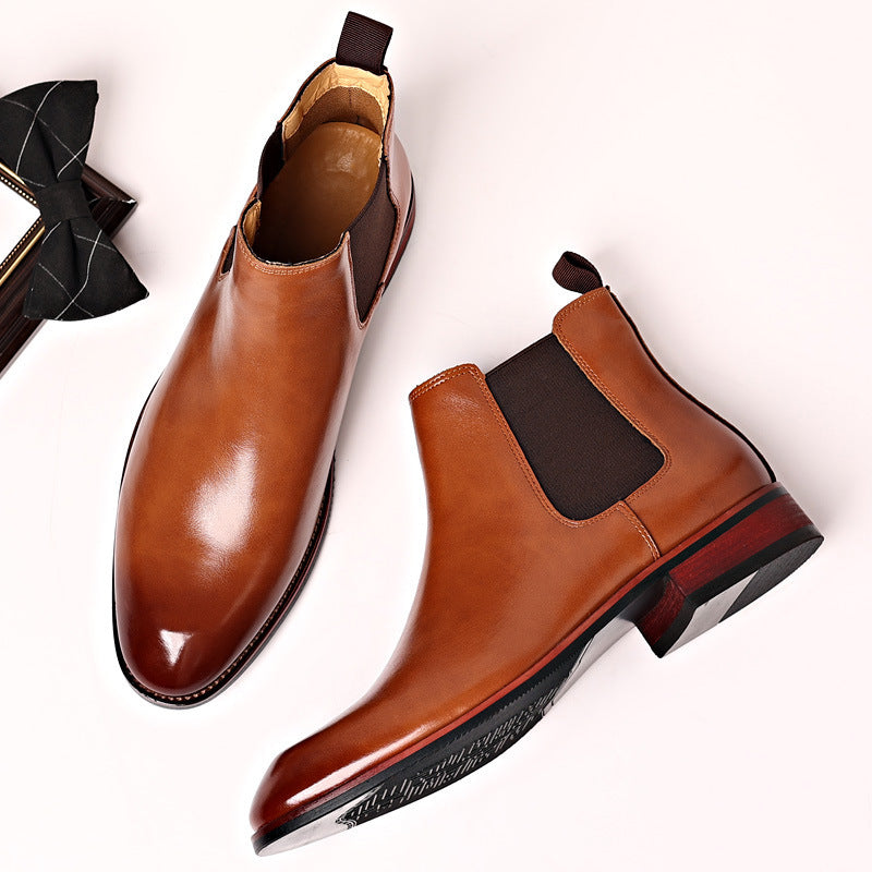 Chelsea Boots Men's Autumn Breathable Pointed Toe  Footwear 87.00 