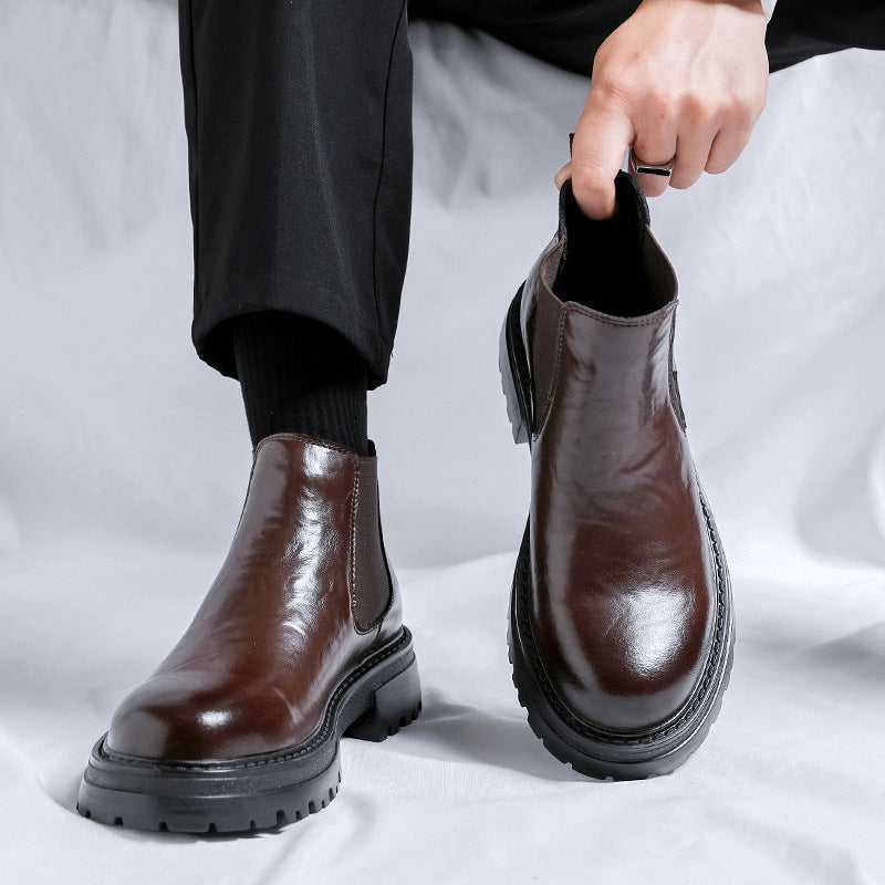 Low-top Martin Boots Mid-top British Style Men's Shoes  Footwear 71.44 