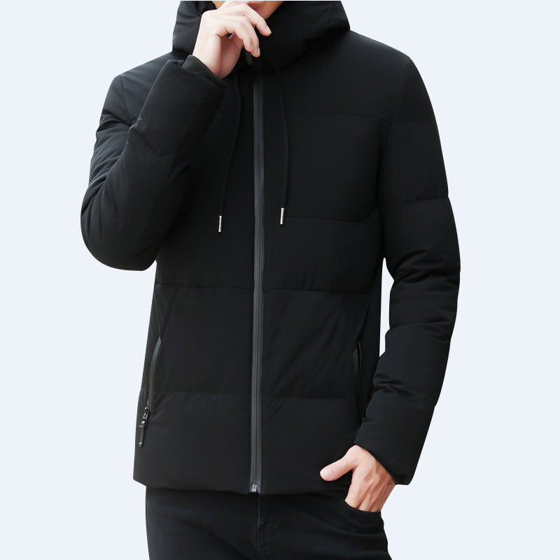 Casual Versatile Cotton Coat Men  Leather Jacket 78.00 