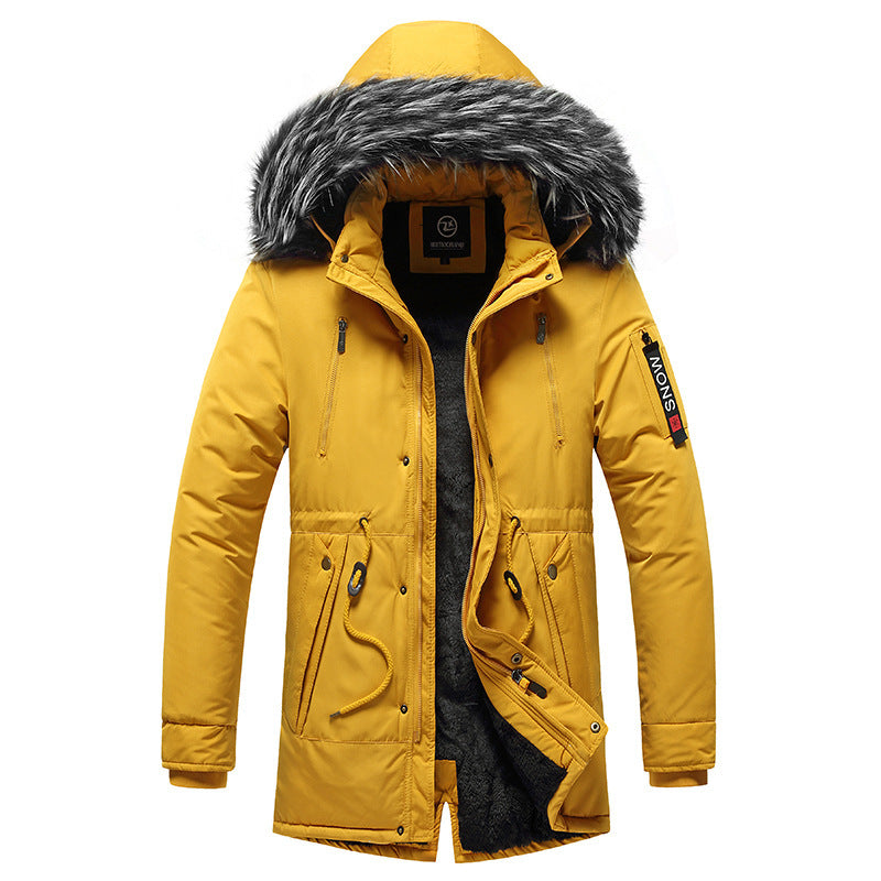 Casual Korean-style Cotton-padded Coat For Men  Leather Jacket 117.76 