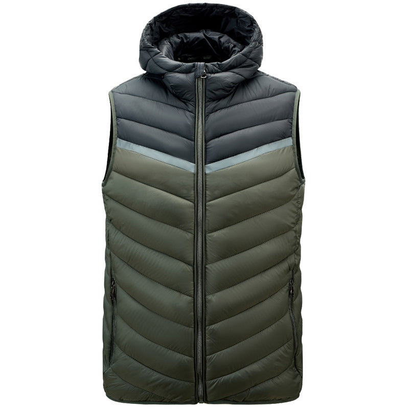 New Autumn And Winter Thin Cotton Jacket Men's Cotton Jacket  Leather Jacket 70.03 02.Army-Green-XL