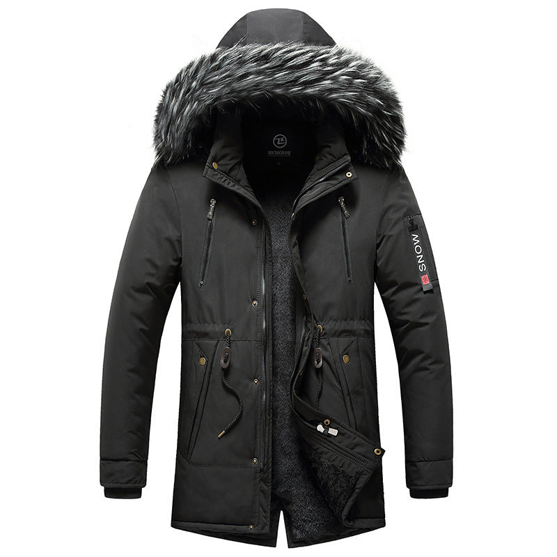 Casual Korean-style Cotton-padded Coat For Men  Leather Jacket 117.76 