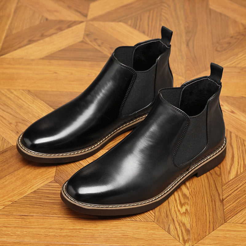 Formal Pointed-toe Leather Boots  Footwear 82.00 