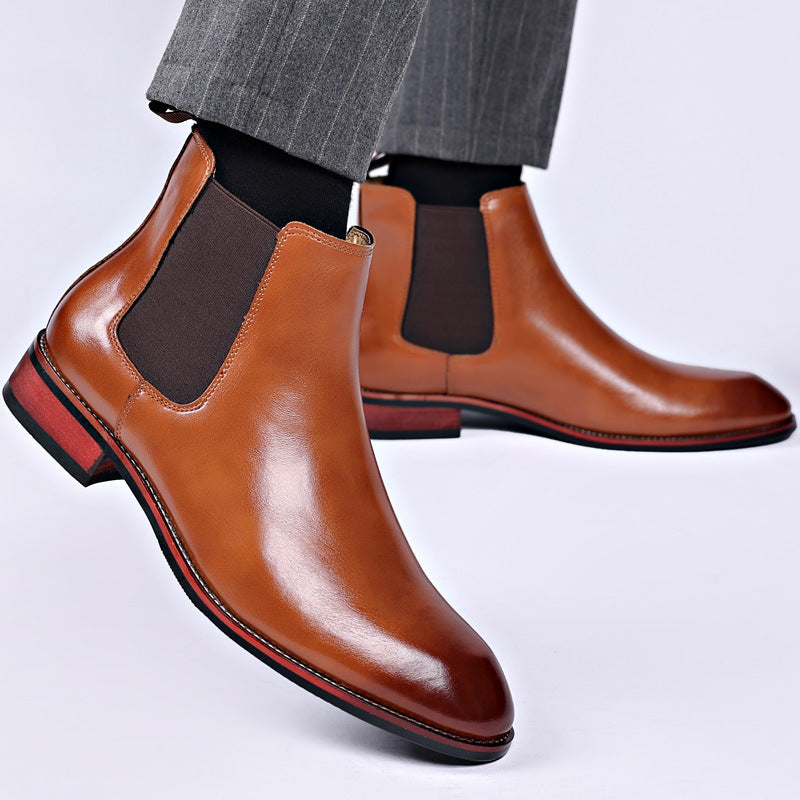 Chelsea Boots Men's Autumn Breathable Pointed Toe  Footwear 87.00 