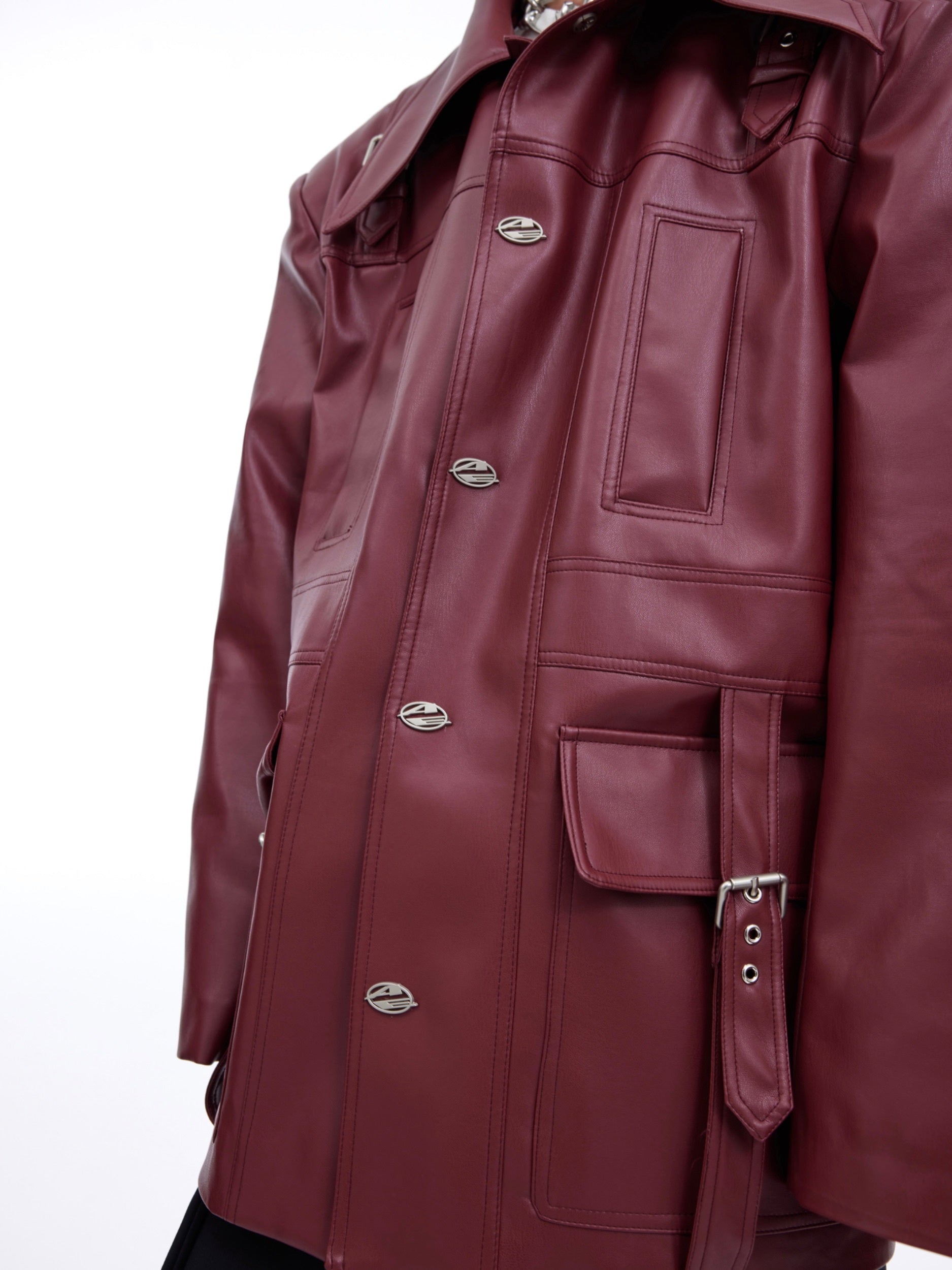 Design Red Jacket For Men  Leather Jacket 303.91 