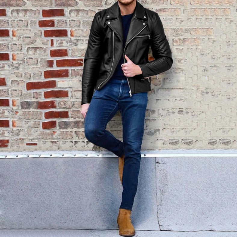 Men's leather clothing  Leather Jacket 80.11 